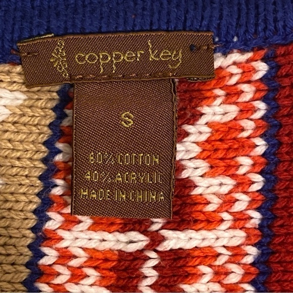 Copper Key Women’s Long Sleeve Open Front Tight Knit Sweater Multicolor Size S - Picture 4 of 7